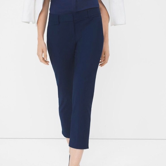 White House Black Market Pants - WHBM straight crop pants